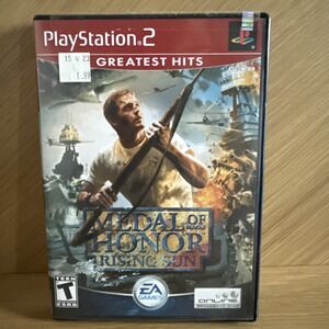 Medal Of Honor Rising Sun For PlayStation 2 PS2 Fps Very Good 8E